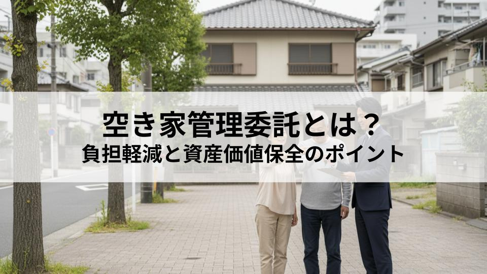 空き家管理委託とは？負担軽減と資産価値保全のポイントの画像