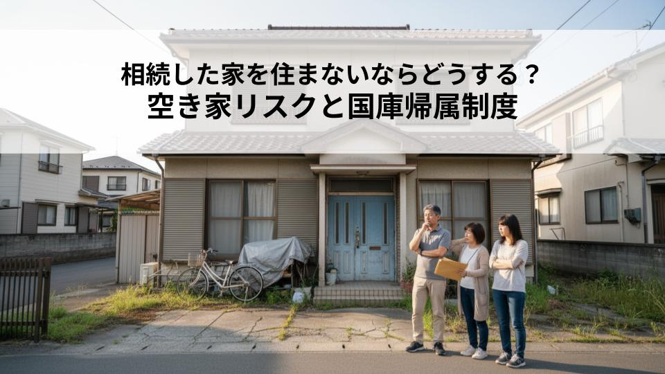 相続した家を住まないならどうする？空き家リスクと国庫帰属制度を解説の画像