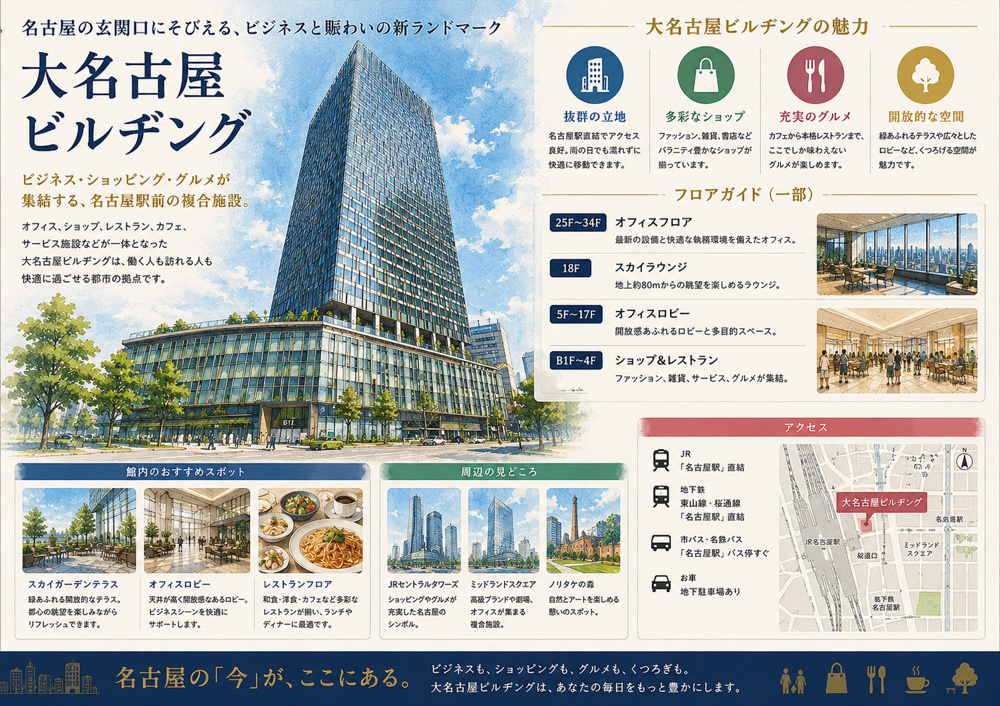 名古屋のランドマーク紹介「大名古屋ビルヂング」の画像