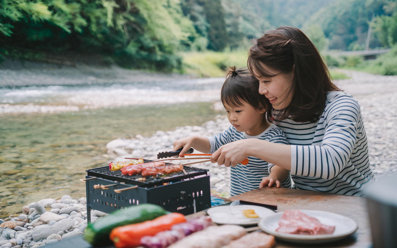 あきる野市で子連れに人気のバーベキュー場！家族みんなで楽しめるおすすめスポット情報の画像