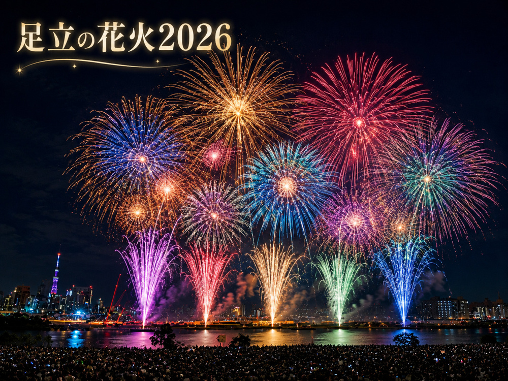 足立区の花火大会ってどうなの？人気の理由と魅力を詳しく解説！！の画像