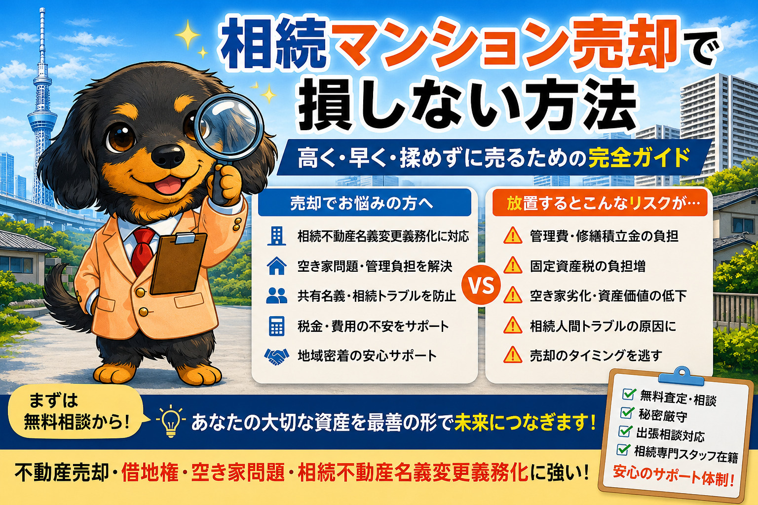 相続マンション売却で損しない方法｜高く・早く・揉めずに売るための完全ガイドの画像