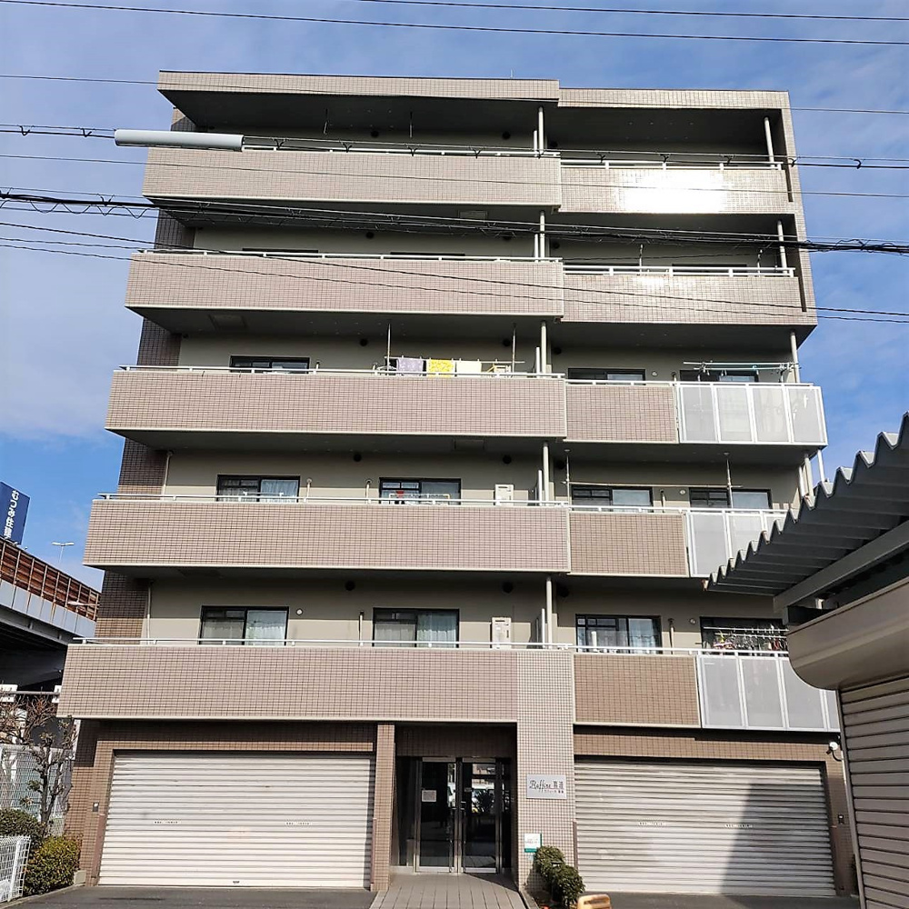 【喜連瓜破駅徒歩11分・平野駅徒歩10分】平野区喜連1丁目2DK♪敷金なし・南向き4階・55㎡・2人入居可の画像
