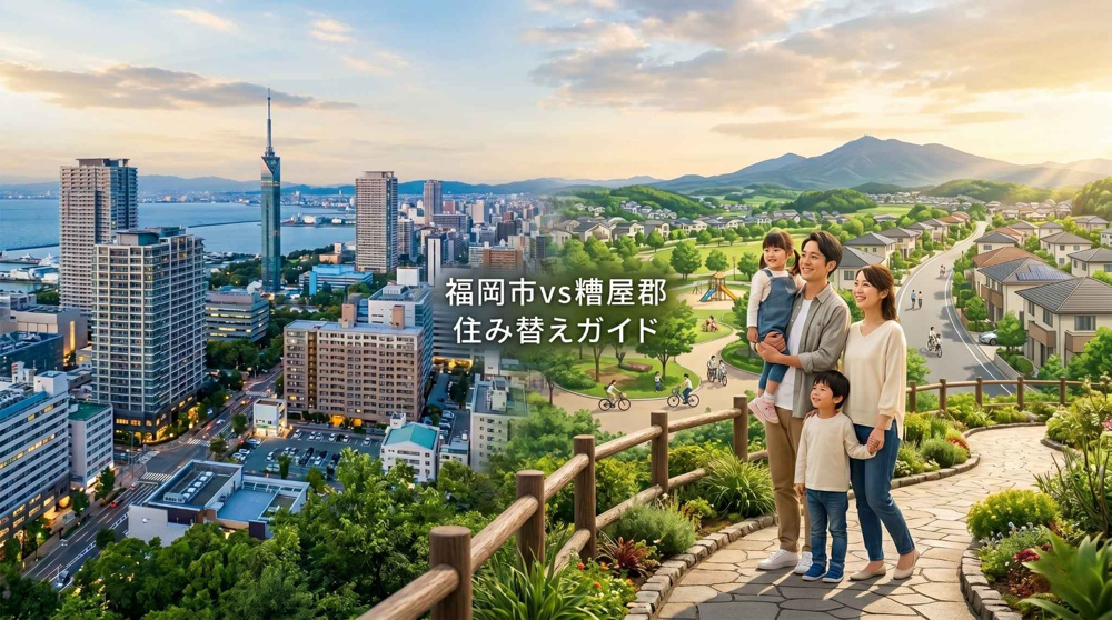 福岡市vs糟屋郡の住み替えQ&A！2026年子育て世代の住宅購入ナビの画像