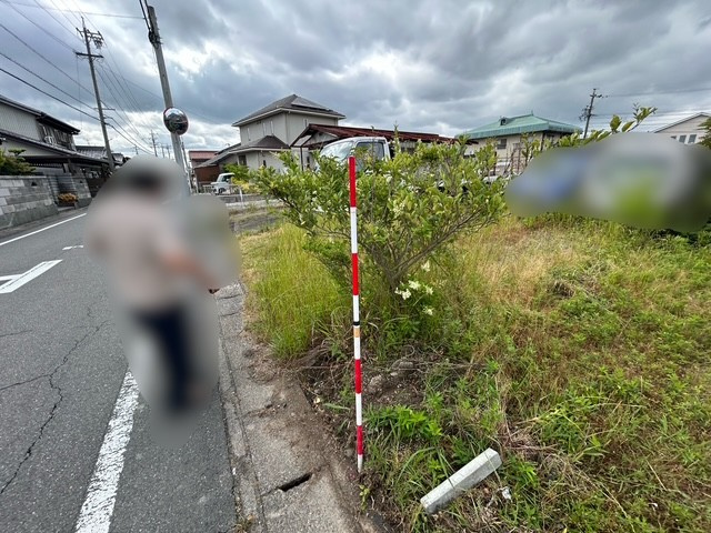 【津島市不動産売却】境界立会いの画像