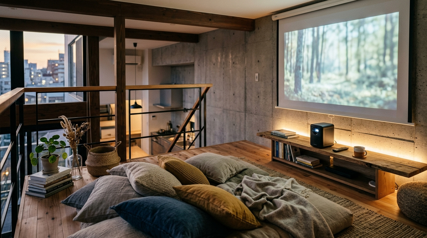 「うちのロフトは映画館です」まだロフトで寝てる人いる？斬新なロフト活用アイデアをご紹介！の画像