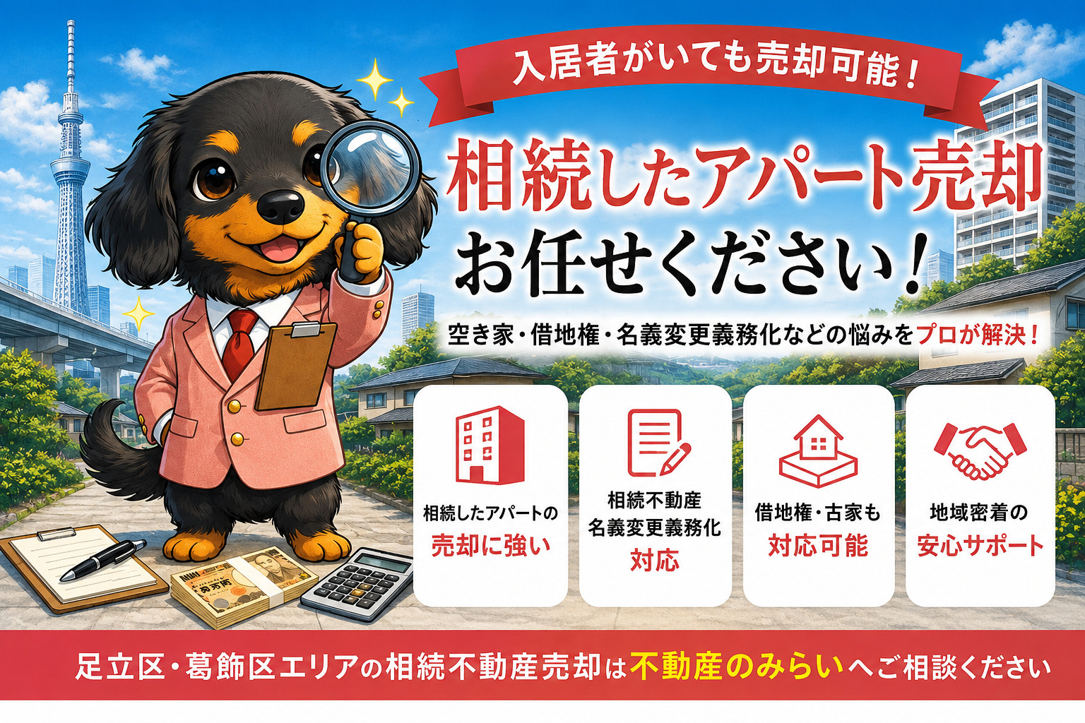 【相続したアパート 売却】入居者がいても売れる？｜不動産売却・借地権・相続登記義務化まで徹底解説｜不動産のみらいの画像