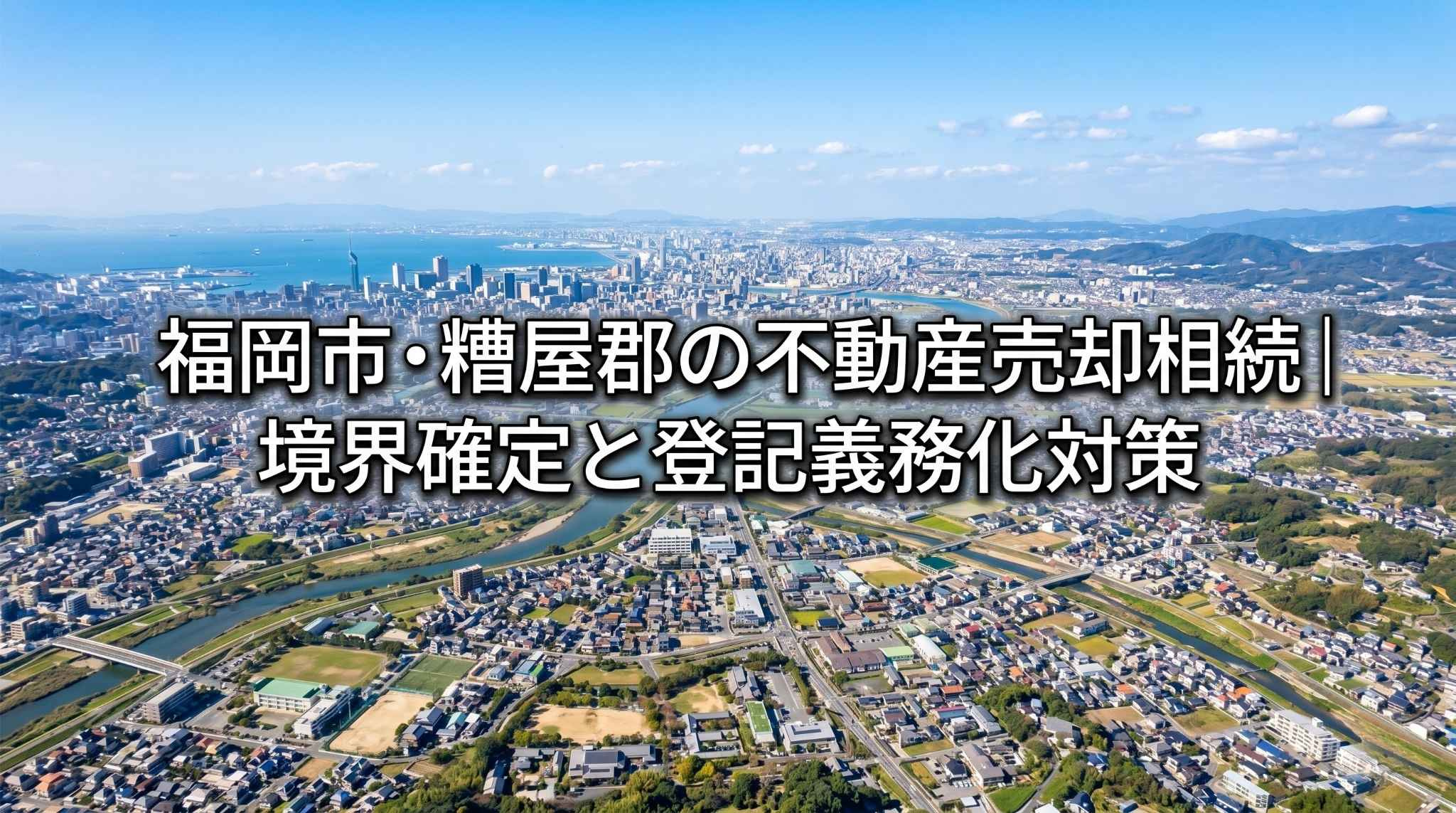 福岡市・糟屋郡の不動産売却相続｜境界確定と登記義務化対策の画像