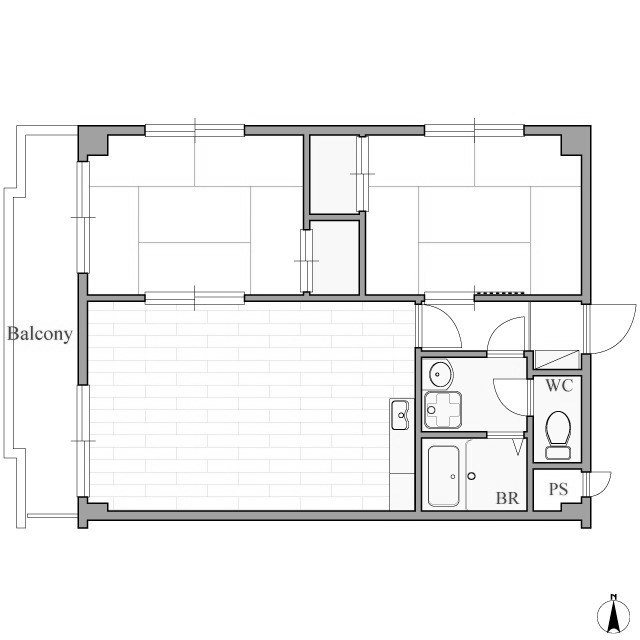 パークスクウェア長居301 間取り図