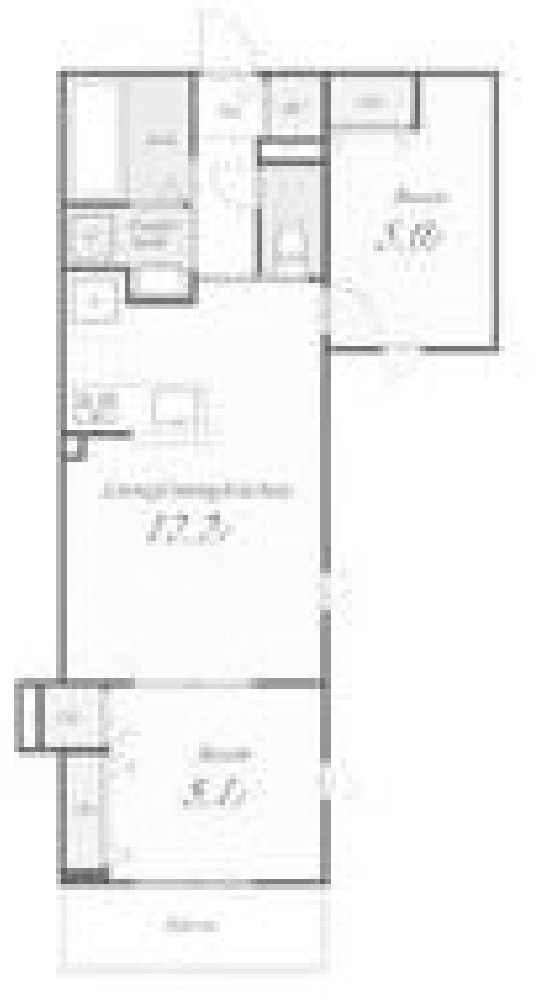 キルシュ元町201 間取り図