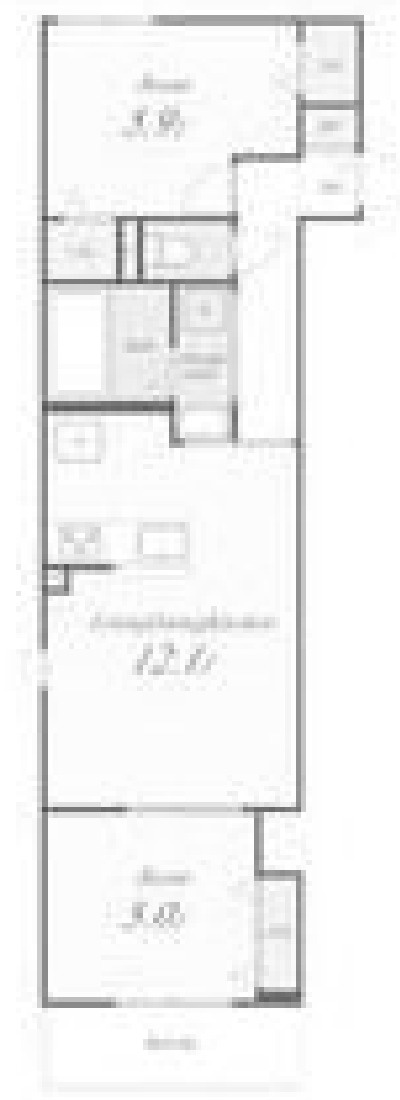 キルシュ元町202 間取り図