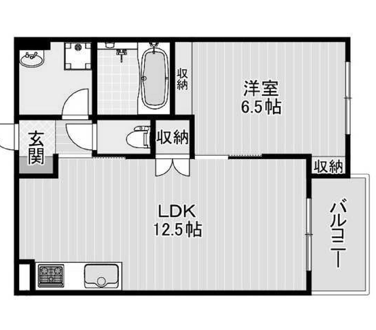 リアノーラ平野WEST102 間取り図