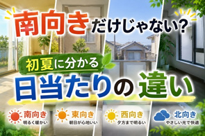 南向きだけじゃない?初夏に分かる“日当たりの違い”とはの画像