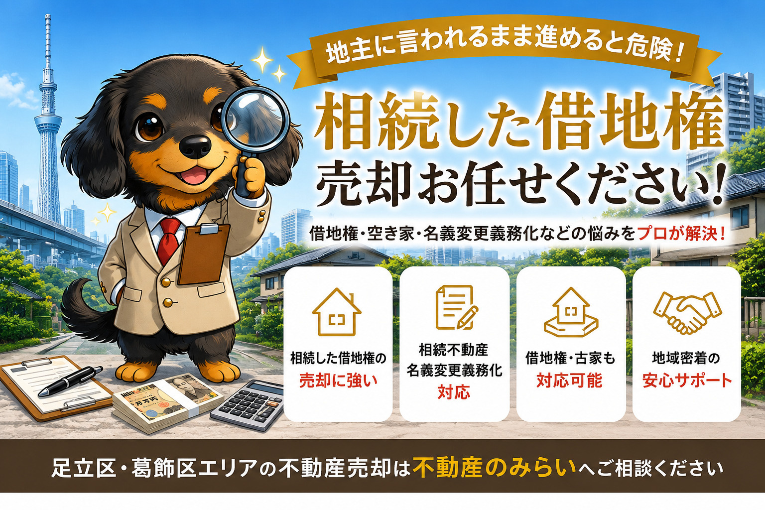 【相続した借地権 売却】地主に言われるまま進めると危険？｜不動産売却・空き家問題・名義変更義務化まで徹底解説｜不動産のみらい の画像