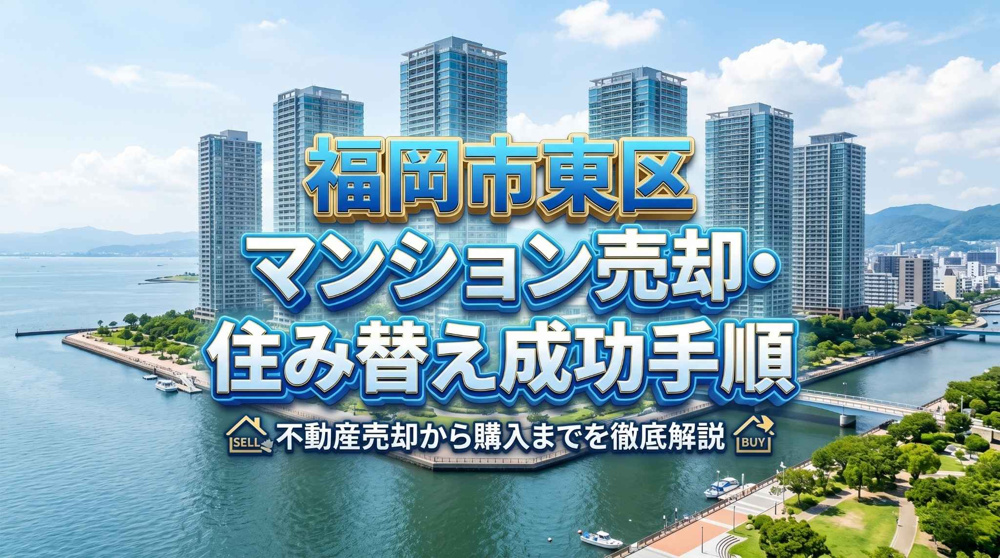 福岡市東区マンション売却！供給過多でも高く売る住み替え成功手順