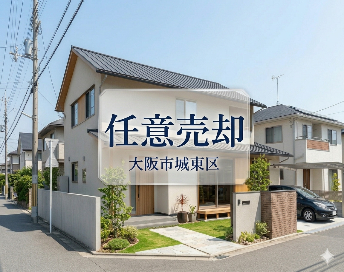 城東区の長屋・連棟戸建てを任意売却する完全ガイド！住宅ローン滞納・オーバーローンを解決するプロのノウハウの画像