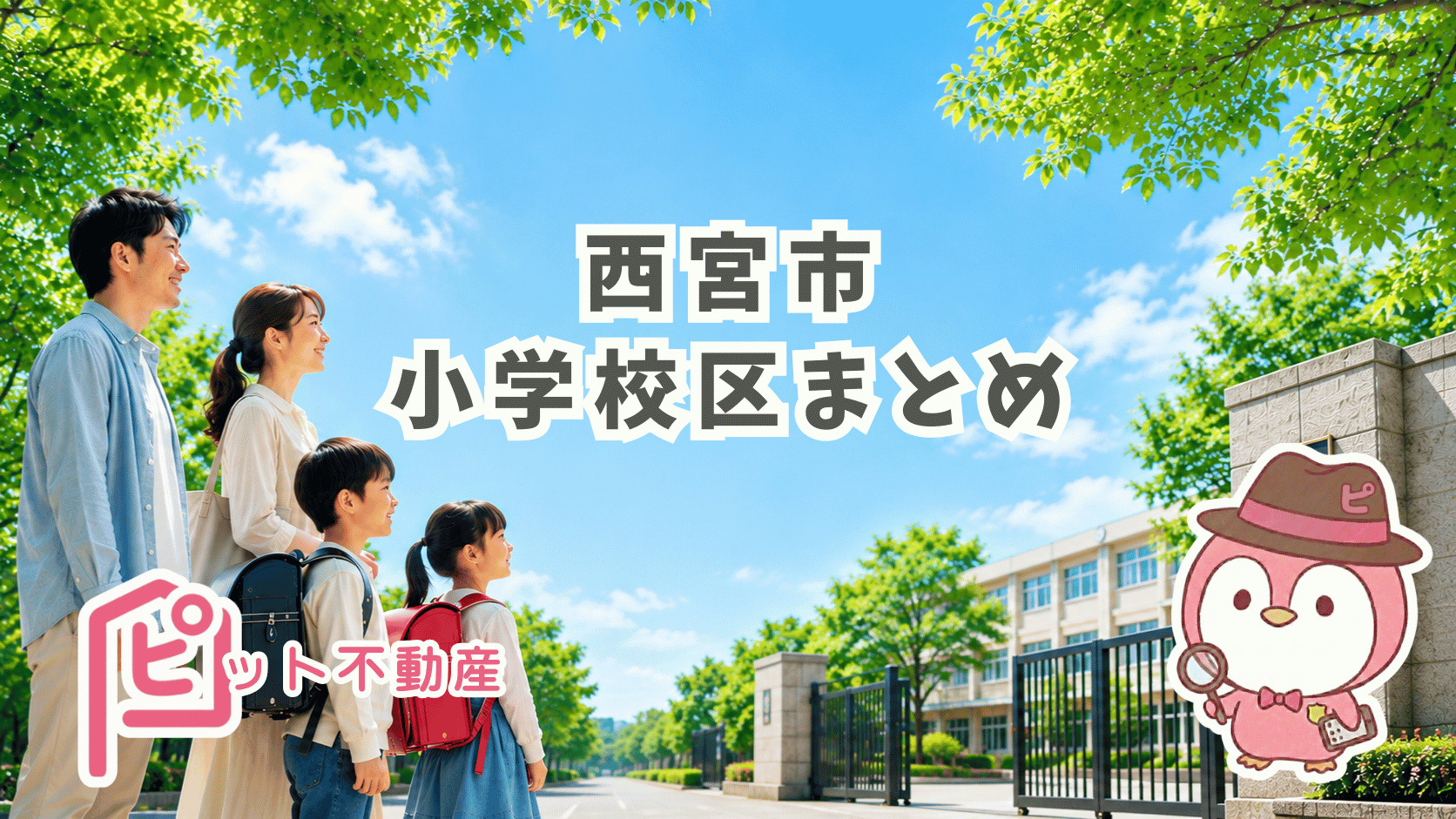 【西宮 小学校区まとめ】全校区の住環境・資産性を一覧で確認｜町名から校区がわかる完全ガイドの画像