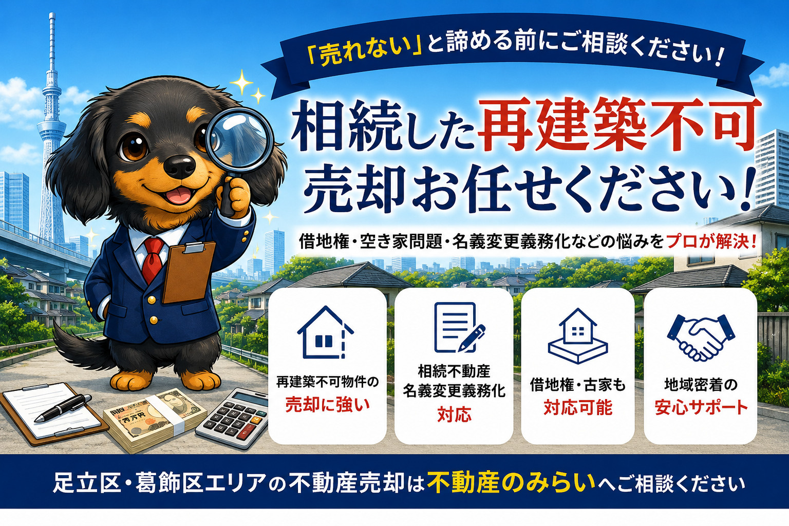 【相続した再建築不可 売却】「売れない」と諦める前に！｜不動産売却・借地権・空き家問題・名義変更義務化まで徹底解説｜不動産のみらいの画像