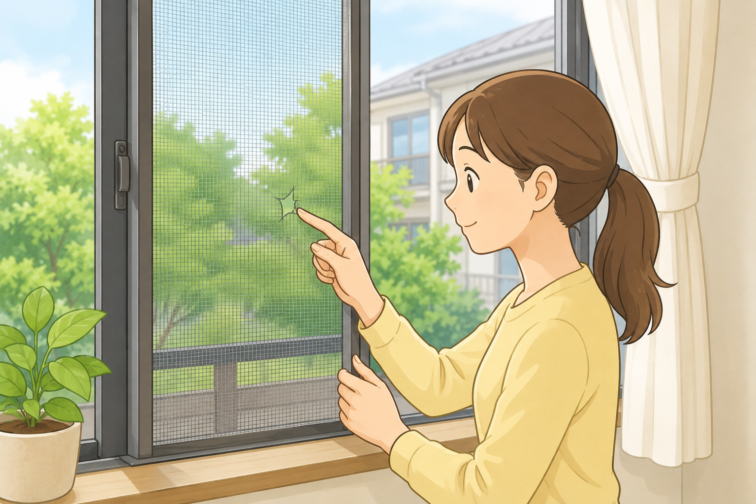 虫が増える前に確認したい賃貸住宅の網戸・窓まわりチェック｜長野市の賃貸管理の画像