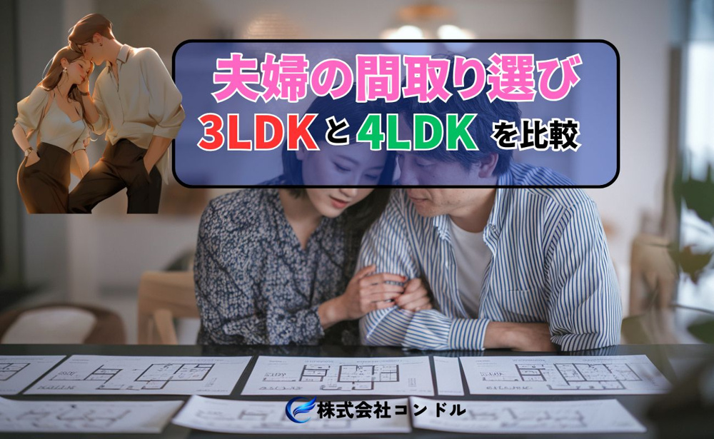 30代夫婦の間取り選びは？3LDKと4LDKを比較しておすすめを解説の画像