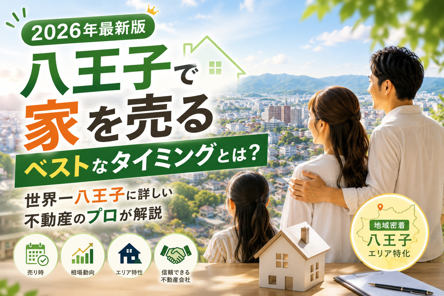 【2026年最新版】八王子で家を売るベストなタイミングとは?世界一八王子に詳しい不動産のプロが解説の画像