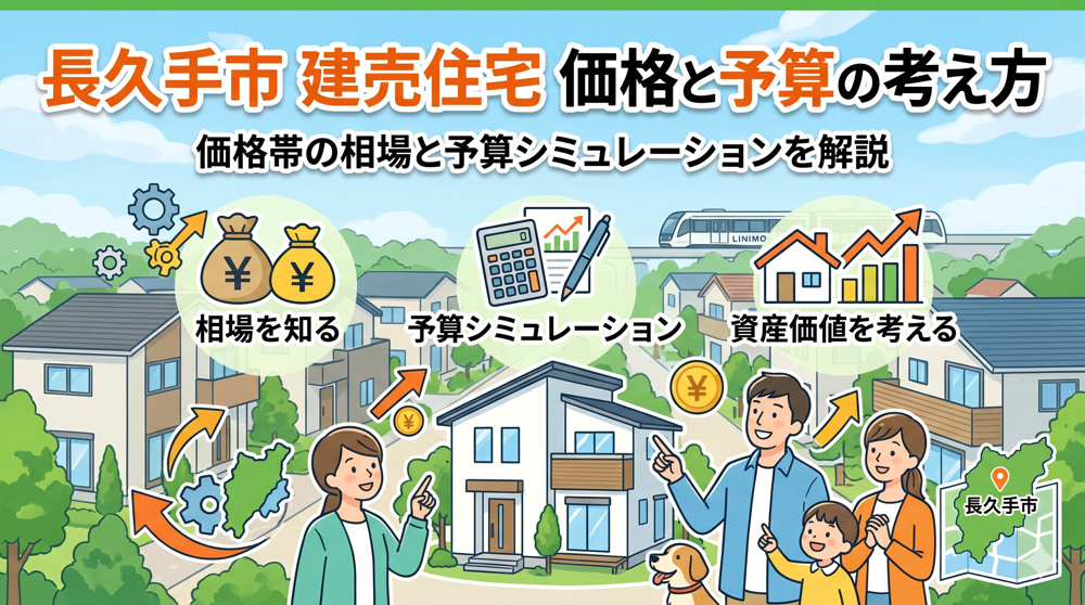 長久手市で建売住宅を購入したい方へ！価格帯の相場と予算の考え方を解説の画像
