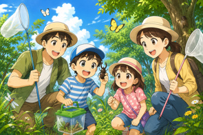 各務原市の7月、親子で自然を楽しむ虫とり体験｜少年自然の家で夏の思い出づくりの画像