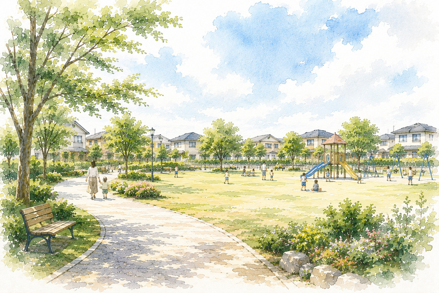 浜松市中央区の「佐鳴台中央公園」の概要と施設の特徴をご紹介します！の画像