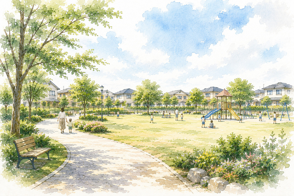 浜松市中央区の「佐鳴台中央公園」の概要と施設の特徴をご紹介します！の画像