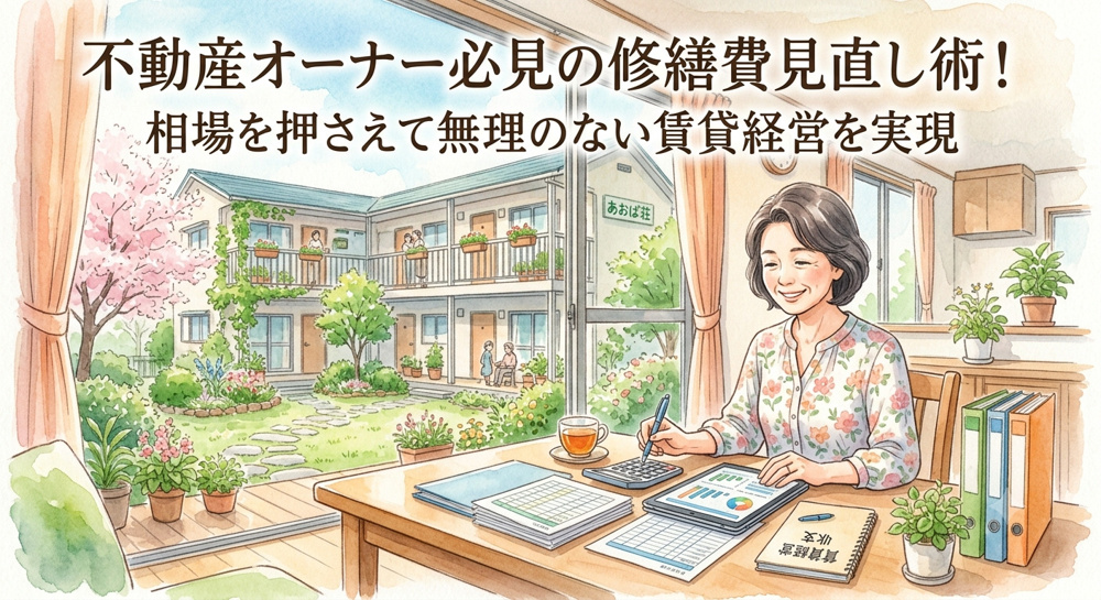 愛知県不動産オーナー必見の修繕費見直し術！相場を押さえて無理のない賃貸経営を実現の画像