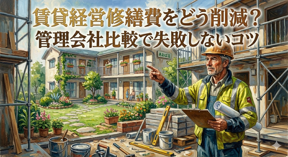 愛知県の賃貸経営修繕費をどう削減？管理会社比較で失敗しないコツの画像