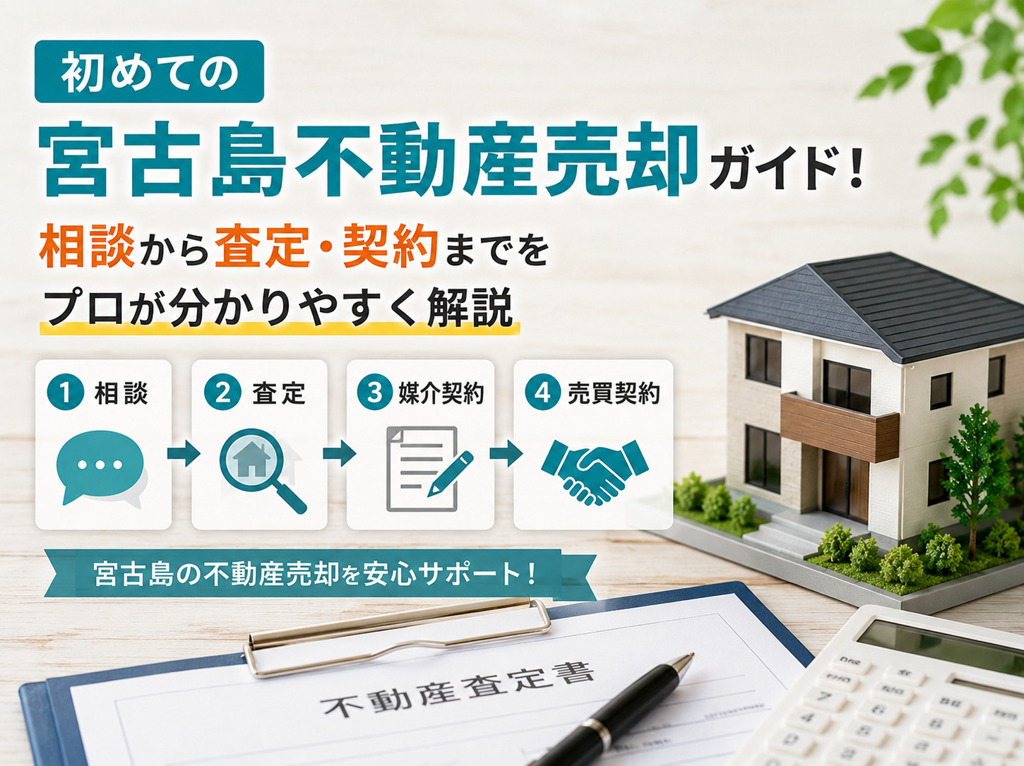 初めての宮古島不動産売却ガイド!相談から査定・契約までをプロが分かりやすく解説の画像