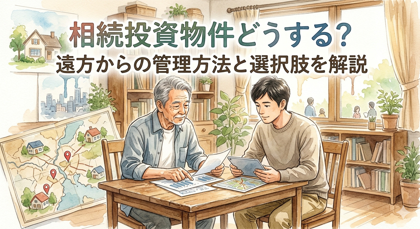 愛知県の相続投資物件どうする?遠方からの管理方法と選択肢を解説の画像