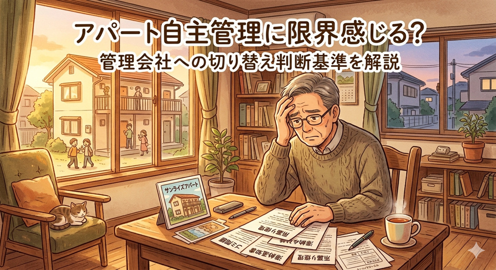 愛知でアパート自主管理に限界感じる？管理会社への切り替え判断基準を解説の画像