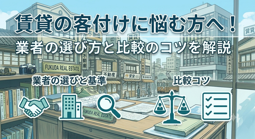 愛知で賃貸の客付けに悩む方へ！業者の選び方と比較のコツを解説の画像