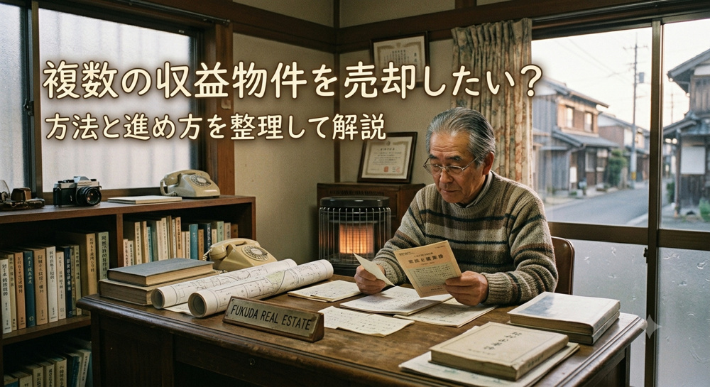 愛知で複数の収益物件を売却したい？方法と進め方を整理して解説の画像