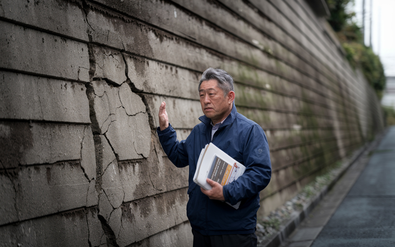 生駒郡の擁壁やり直しは必要?費用相場と高額工事を避ける考え方の画像