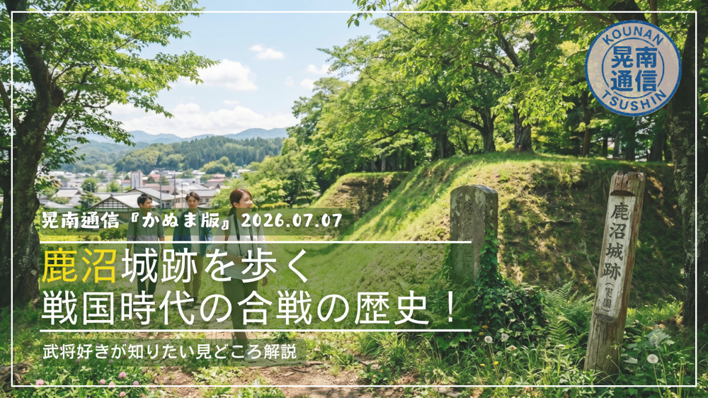 鹿沼城跡を歩く戦国時代の合戦の歴史！武将好きが知りたい見どころ解説の画像