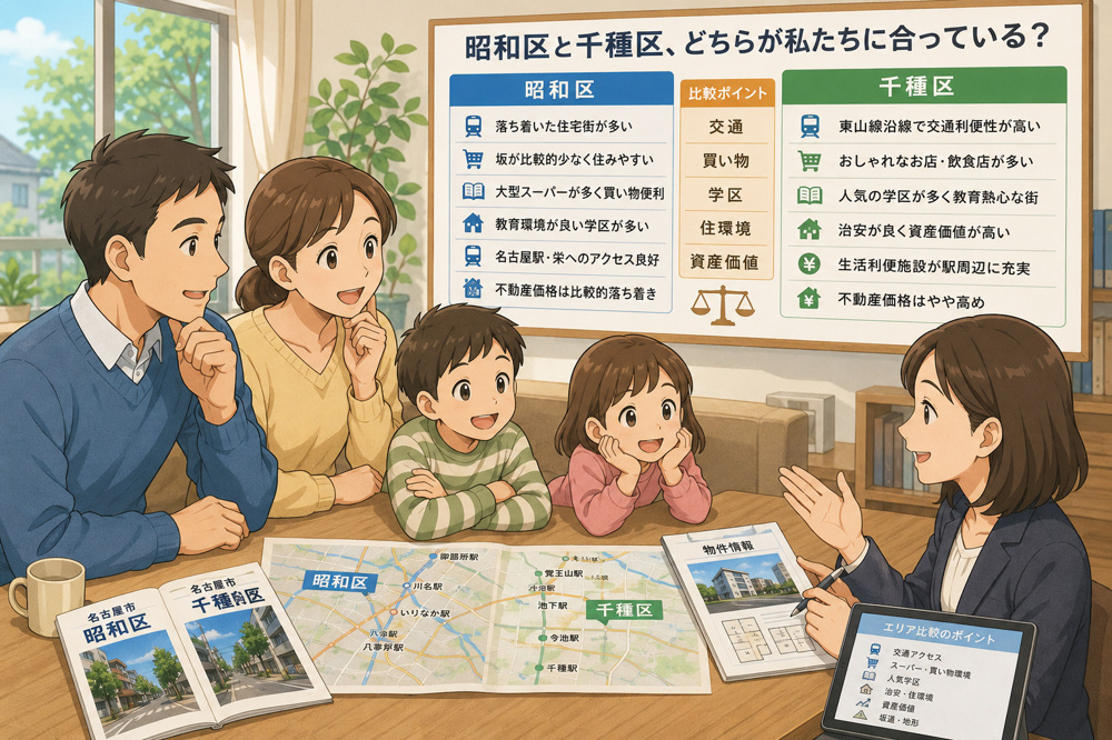名古屋の人気エリア対決「昭和区」VS「千種区」どちらがオススメ？の画像