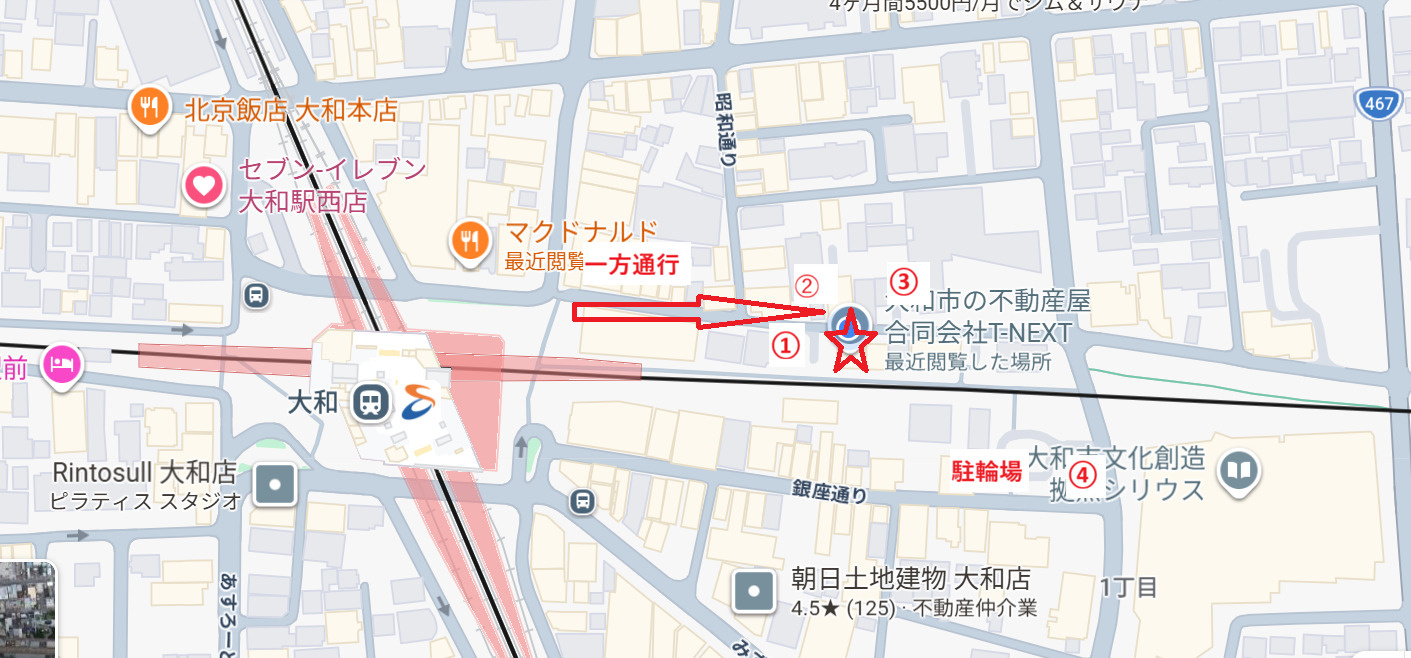 当社ご来店時 パーキング紹介の画像