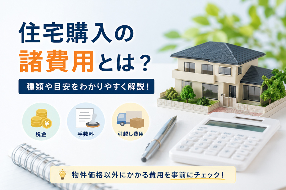 住宅購入の諸費用はいくらかかる？相場と内訳を知り無理のない資金計画を立てるの画像