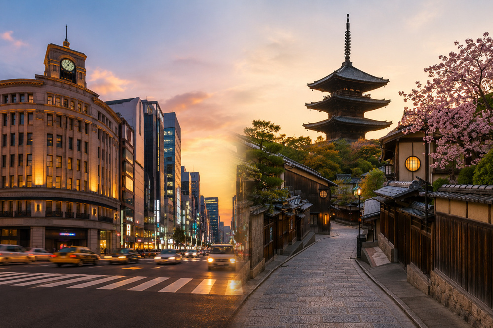 閑話休題｜なぜ東京と京都では「土地の価値」が違って見えるのか？ ― 銀座の熱量、京都の静けさ。“人を惹きつける街”の違いを考える ―の画像