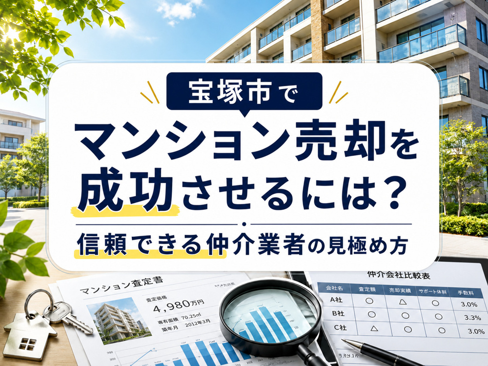 宝塚市でマンション売却を成功させるには？仲介業者の信頼性を見極める方法の画像