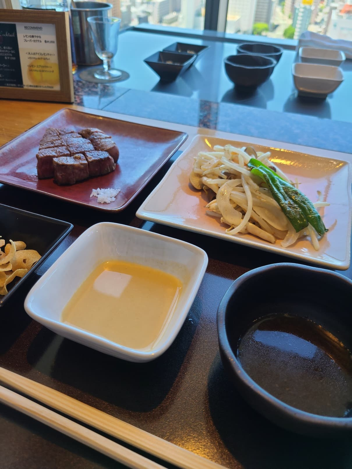 【新潟市ランチ】地上100mの絶景！メディアシップ19階「FRENCH TEPPAN 静香庵」で贅沢鉄板焼きの画像