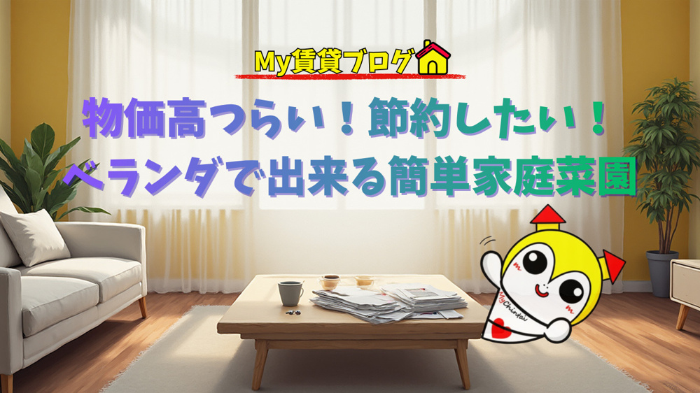 物価高つらい！節約したい！ベランダで出来る簡単家庭菜園の画像