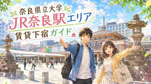 【専門家監修】奈良県立大学周辺「JR奈良駅エリア」賃貸下宿ガイドの画像
