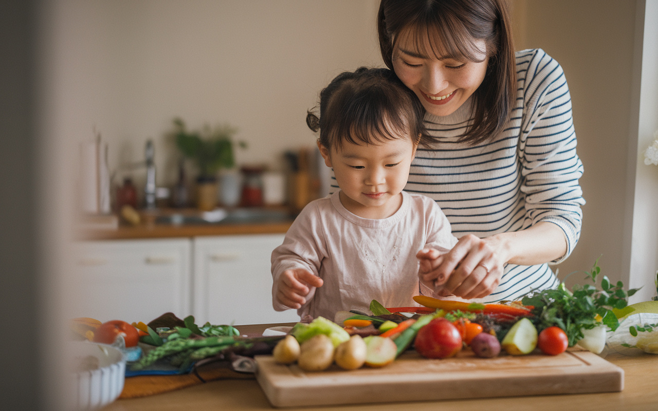 初夏の食材をとりいれた栄養満点のレシピ!家族で自炊を楽しむコツを解説の画像
