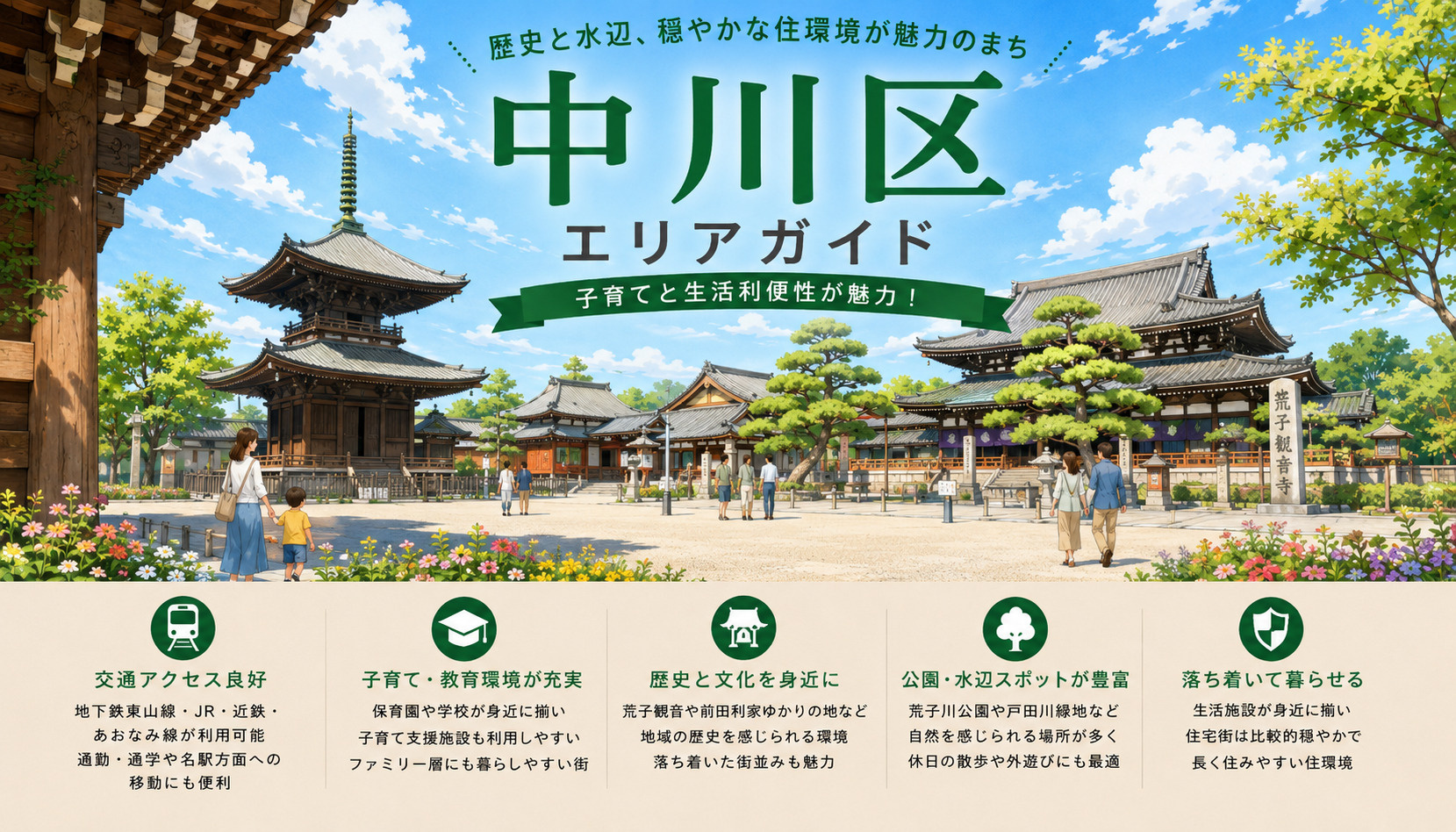 名古屋市中川区完全ガイド｜駅別・エリア別に見る住みやすさと街の特徴の画像