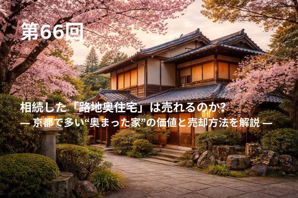 相続した「路地奥住宅」は売れるのか？ ― 京都で多い“奥まった家”の価値と売却方法を解説 ―の画像