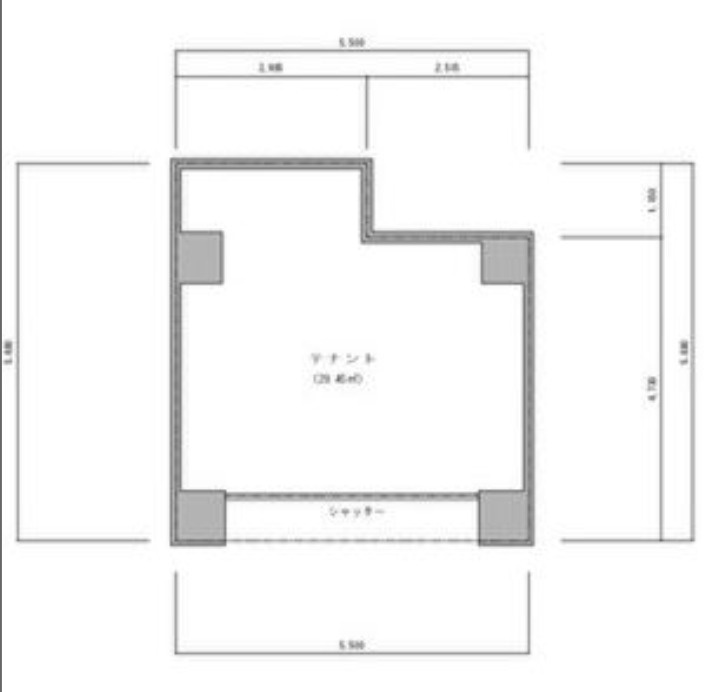 天満橋・大阪城！土佐堀通り沿い１階路面居抜店舗！約９坪！業種相談！の画像